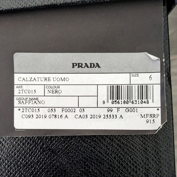 Prada Saffiano Chelsea Boots - Picture 7 of 7